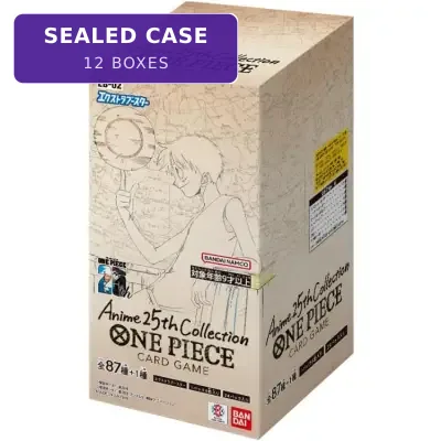 EB-02 Anime 25th collection Sealed Case (12 boxes) Japanese ONE PIECE CARD