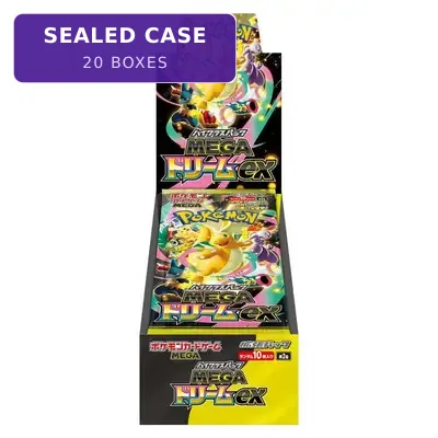 M2a MEGA Dream ex Sealed Case(20 boxes) Japanese Pokemon Card
