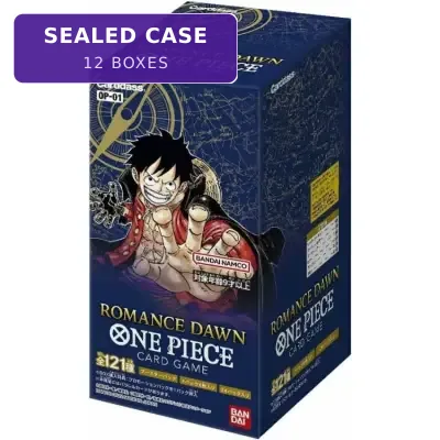 OP-01 ROMANCE DAWN Sealed Case (12 boxes) Japanese ONE PIECE CARD