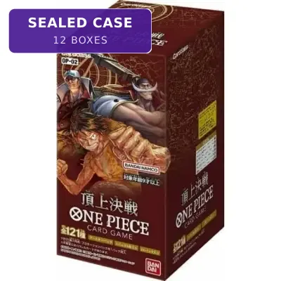 OP-02 PARAMOUNT WAR Sealed Case (12 boxes) Japanese ONE PIECE CARD