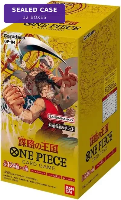 OP-04 Kingdoms of Intrigue Sealed Case (12 boxes) Japanese ONE PIECE CARD