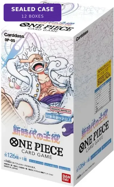 OP-05 Awakening of the New Era Sealed Case (12 boxes) Japanese ONE PIECE CARD