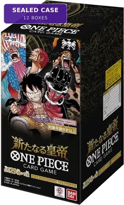 OP-09 EMPERORS IN THE NEW WORLD Sealed Case (12 boxes) Japanese ONE PIECE CARD