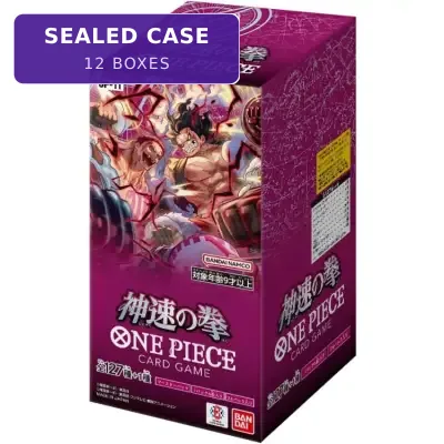 OP-11 A FIST OF DIVINE SPEED Sealed Case (12 boxes) Japanese ONE PIECE CARD