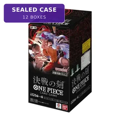 OP-16 The Time of Battle Sealed Case (12 boxes) Japanese ONE PIECE CARD