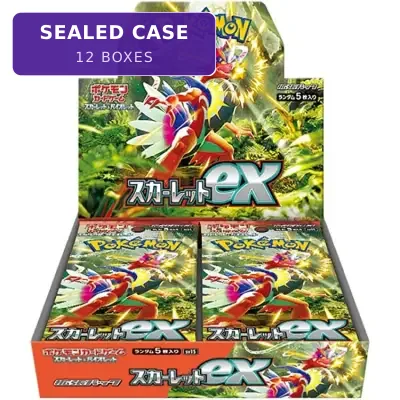 SV1S Scarlet ex Sealed Case (12 boxes) Japanese Pokemon Card