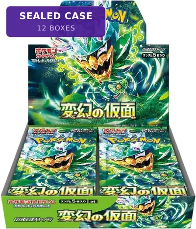 SV6 Mask of Change Sealed Case (12 boxes) Japanese Pokemon Card