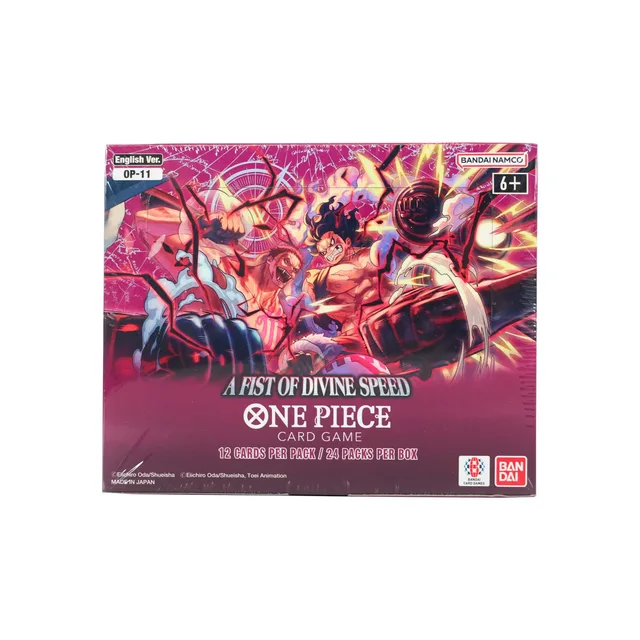 OP-11 A Fist of Divine Speed Booster Box English ONE PIECE CARD